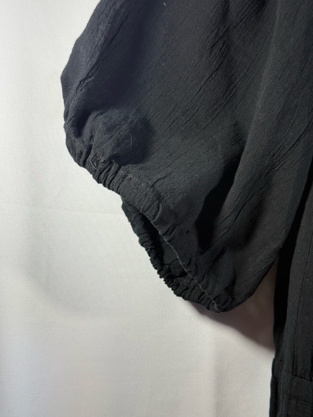 Old Navy Black Back-Tie Puff Sleeve Mini Dress Size XL - Picture 5 of 10
